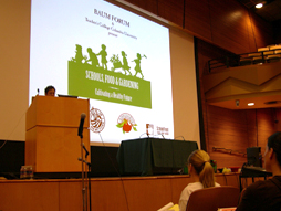 Opening of the Baum Forum: Schools Food and Gardening
